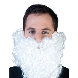 TH-MP Santa Claus Beard White Santa Claus Accessories Santa Claus Beard
