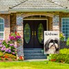 TopPacific Welcome Shih Tzu with Sunglasses Garden Flag Small Vertical