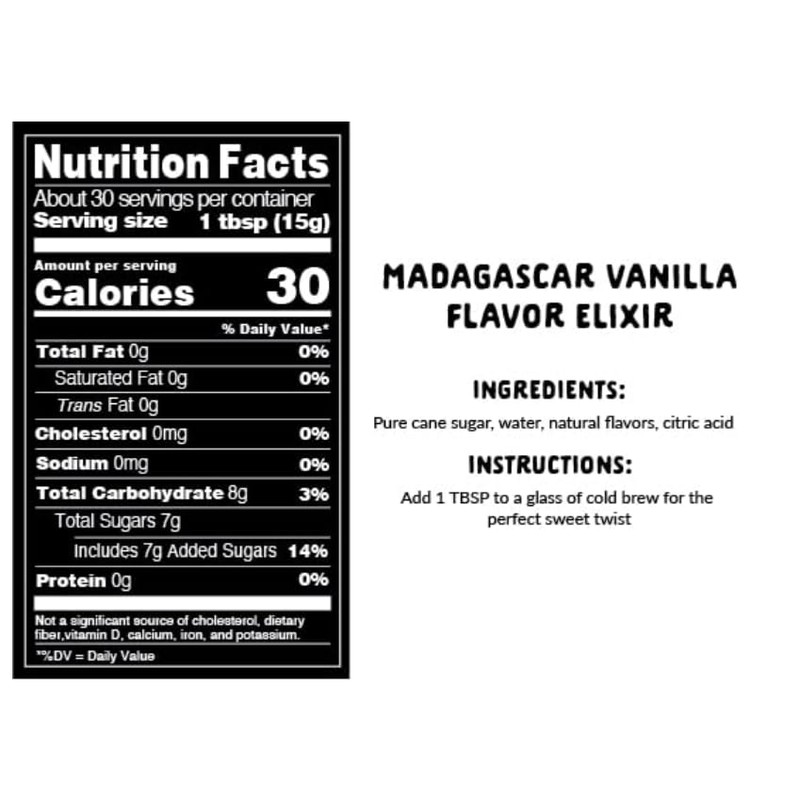 Explorer Vanilla Coffee Syrup Flavor, All Natural Gluten Free Flavoring