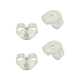Stud Earring Clasp 925 Silver | 4 Pieces Earring Clasps | Solid Workmanship | Plug Clasp | Earring Stopper | Butterfly Clasp | Earring Clasp Silver