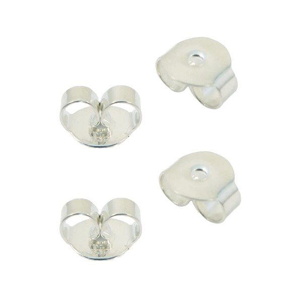 Stud Earring Clasp 925 Silver | 4 Pieces Earring Clasps