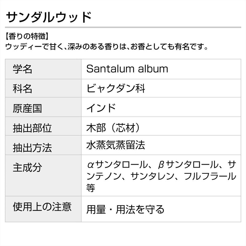 Sandalwood (From India) 10ml Incent Essential Oil Essential Oil