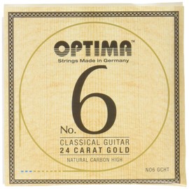Classical Guitar Strings Set No. 6 24 Carat Gold Carbon high NO6.GCHT