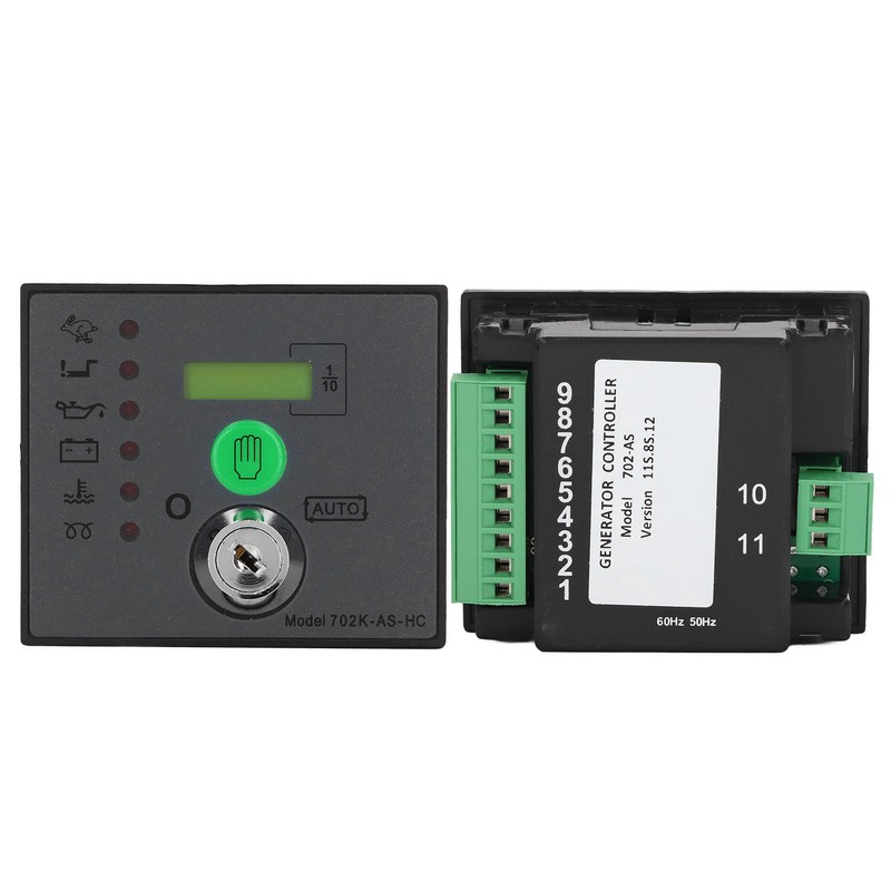 Generator Control Module Auto Start LED Indicator LCD Screen Genset