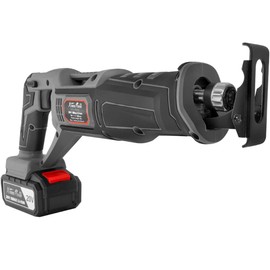 XtremepowerUS 20V Max Cordless Reciprocating Saw Battery-Powered 4.0Ah Cordless Saw Variable Speed with Tool Bag