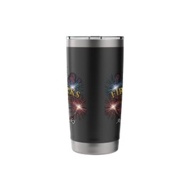 Rocket Pyromana Pyro Pyrotechnics Fireworks Blast Explosion Stainless Steel Insulated Tumbler