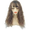 Yfsmyxgs Middle Parting Synthetic Nature Curly Mixture Hair Topper 45cm