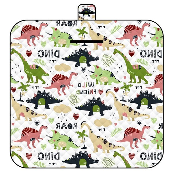 Lrocotanc Picnic Mat 2 m x 2 m (Dinosaur) -