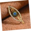 WOONEKY Fashionable Hair Clips 4pcs Evil Eye Hair Pin Set