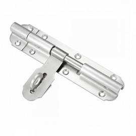 Stainless Steel Bolt Latch - Gate Bar Lock Locking Device 2ea