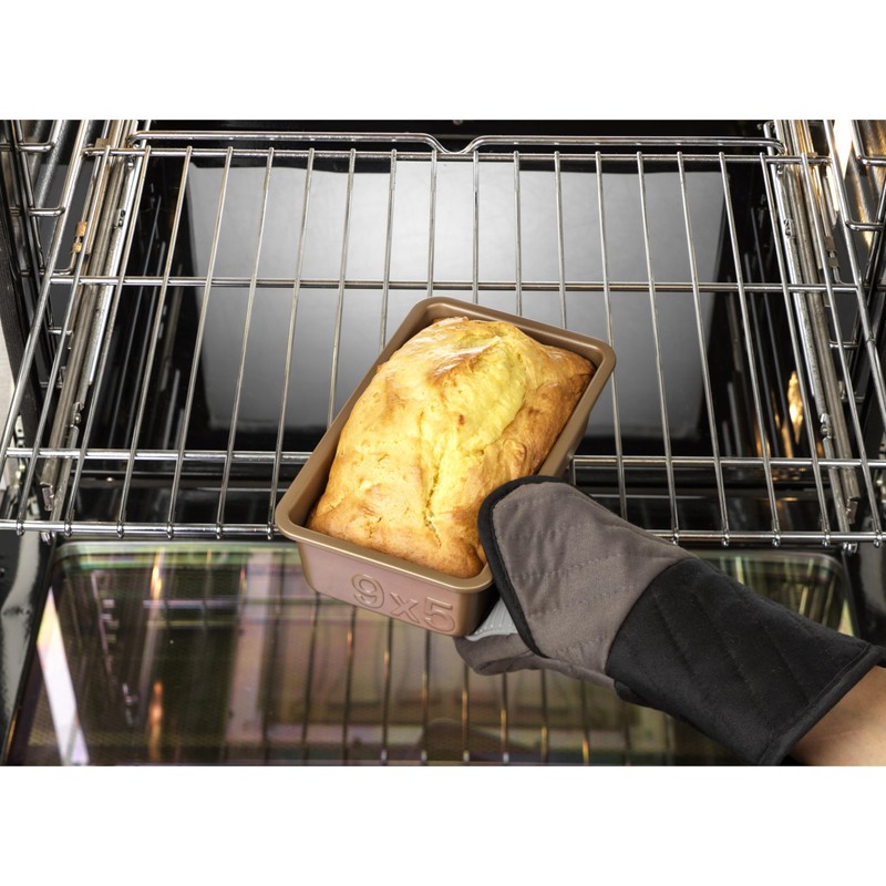 GoodCook BestBake Nonstick Textured Carbon Steel Loaf Pan, 9" x