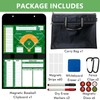 Magnetic Baseball Lineup Board, Collapsible Professional Softball & Baseball Clipboard