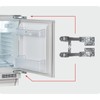 Fridge Freezer Integrated Door Hinge Set compatible with Beko BL20