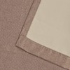 SUPERIOR Linen Blackout 2 Panel Curtains (52X96), Brown