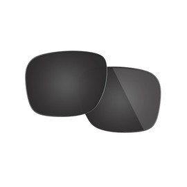 Fiskr Polarized Lenses Replacement Compatible with Oakley Turbine OO9263 Sunglasses, Impact Resistant & Perfect Fit - Classic Black