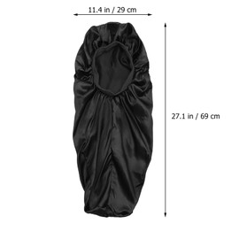 Gorro de Dormir de Seda para El Cabello Largo Bonnet para Mujer Banda Elástica Gorro para Dormir Cabello Scrunchies Maquillaje Diadema Pelo Rizado Gorra de Noche 3