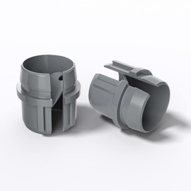 Amico 2Pcs 1/2 Inch Non-Metallic Cable Connectors, O Rings Junction Box Electrical Wire Outlet Loop Protector, Snap Installation, Single Cable 14/2-10/3 AWG, 2 Cables 14/2-12/2-14/3 AWG, UL Listed