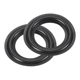 QUARKZMAN Rubber Speaker Foam Edge Circumference Rings 2.5 Inch 39 mm x 66 mm Perforated Subwoofer Rings Replacement Parts for Speaker Repair or DIY Dark Green Pack of 2