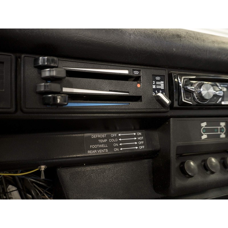 VANAGON Climate Control Label