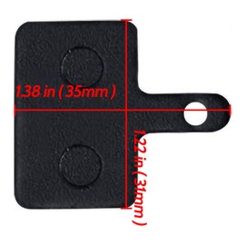 Bestookits 2 Pairs Bike Disc Brake Pads Compatible with TRP Shimano Deore BR-M315 M355 M375 M395 M416 M446 M447 M475 M515 M525 M575 Bicycle Brake Pads