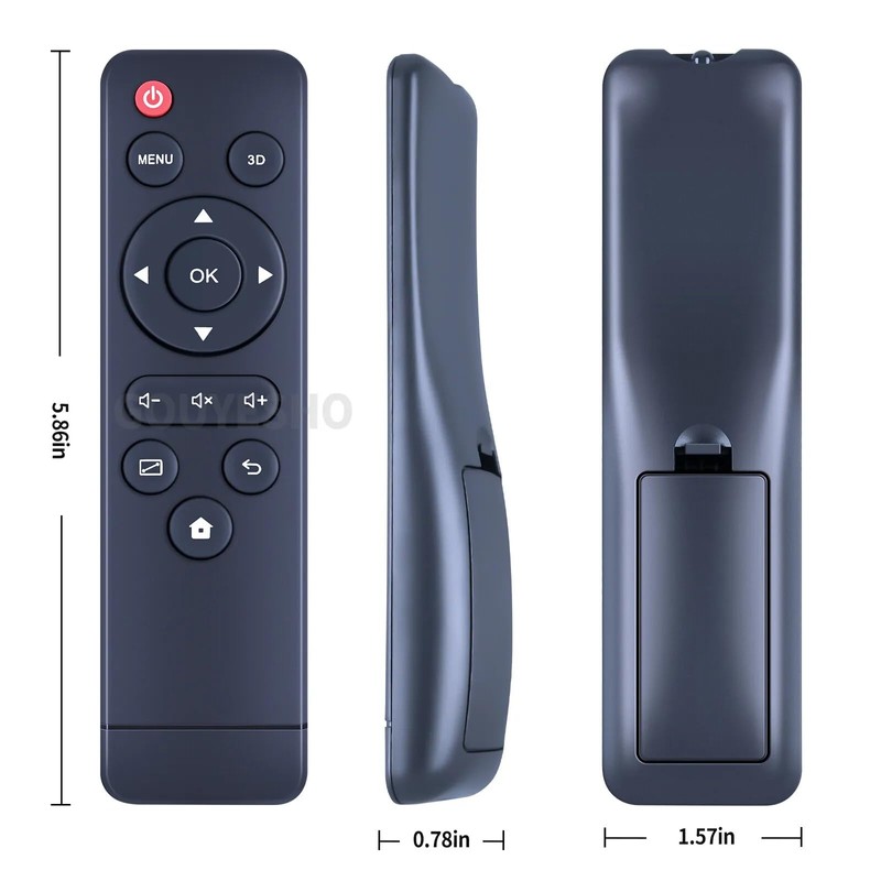 PZL New STV383E Replacement Remote Control for Vankyo Pocket Burger