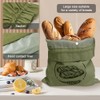 Linen Reusable Bread Bags for Homemade Bread & Sourdough -