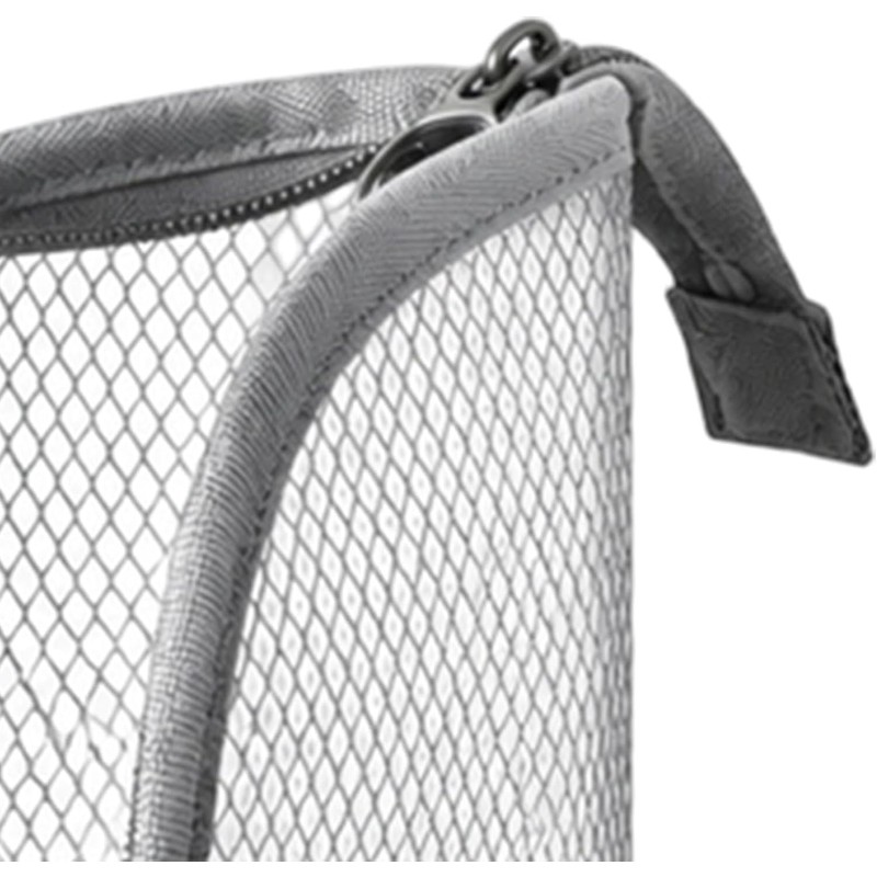 Self Standing Travel Toiletry Pouch 4 Pieces Portable Standing Mesh