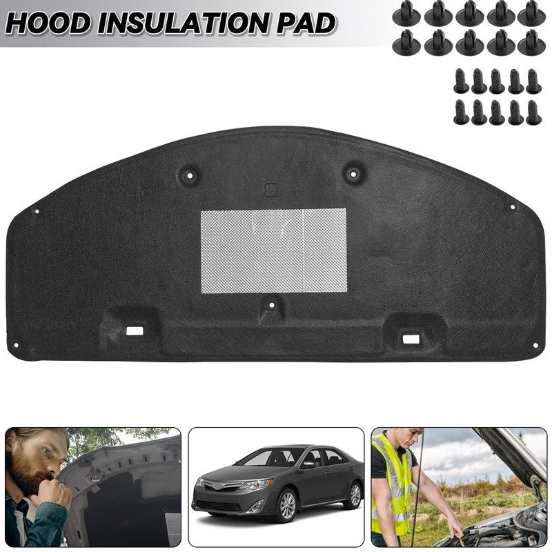 Sound Insulation Pads for Toyota Camry 2012-2014 Front Hood Engine