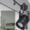INTWELL 12 Pack LED Track Light Heads,7W H Type Track