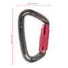 7075 Aviation Aluminum Master Lock Carabiner D Ring Safety Buckle