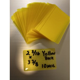 Unbranded laminating sheets 25pk Yellow Back