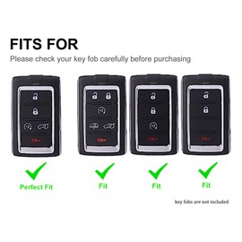 Key Fob Cover for Jeep with Keychain Soft TPU Car Key Shell Case Protector Compatible with Jeep Grand Cherokee L 2022 Grand Wagoneer 2022 Wagoneer 2022 Grand Cherokee L 2021 (Blue)