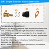10350-NA Deep Rough Kit, 3/4" Depth Shower Valve Extension for