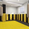 VEDHAA 3D Anti-Collision Wall Padding, Peel & Stick Upholstered Panels,