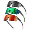 KALIYADI Polarized-Sunglasses Men Polarized Cycling-Sunglasses: Sports Sun Glasses for Running