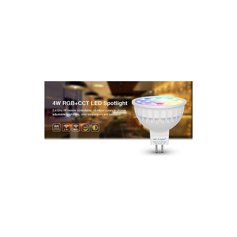 LIGHTEU®, 1 x 4 W GU5.3 / MR16 RGB +