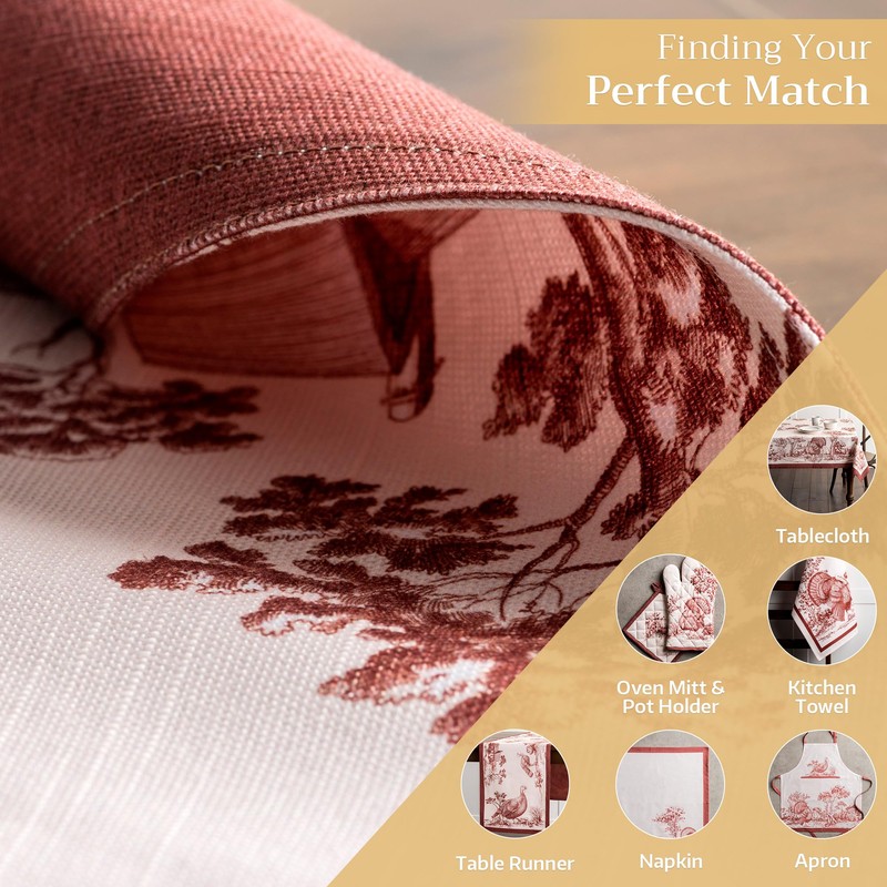 Maison d'Hermine 100% Cotton Set of 4 Placemats for Dining