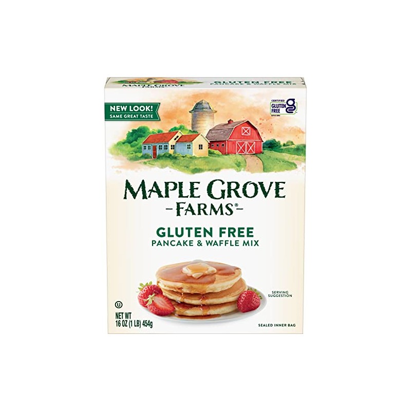 Maple Grove Farms Pancake & Waffle Mix, Gluten Free, 16