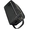 Bliss Leather Crocodile Embossed Cowhide Leather Second Bag, Double Zipper,