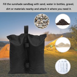 Weights for Gazebo Sandbags for Filling, Weighting, Pack of 4, Sandbag Weights for Pop-Up Gazebo Tents Parasol Trampoline Made of 800D Oxford
