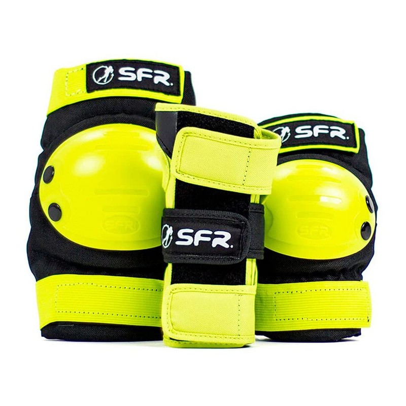 SFR Unisex, Youth Youth Ramp Triple Pad Set Knee Pads,