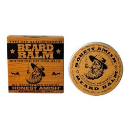 Honest Amish Beard Balm - New Large 4 OZ Twist Tin, Honest Amish, HAIR_CARE_AGENT, Crema, 1 Unidades, Orgánico
