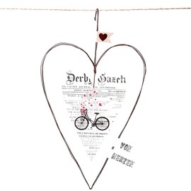 Large Wire Hearts From the Heart