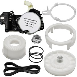 W10913953 Washer Shift Actuator W10721967 Pulley Clutch W10006384 Drive Belt Kit Compatible with Whirlpool Kenmore Maytag Amana Washing Machine Replaces W10815026 W10597177 49tyz-e120a1