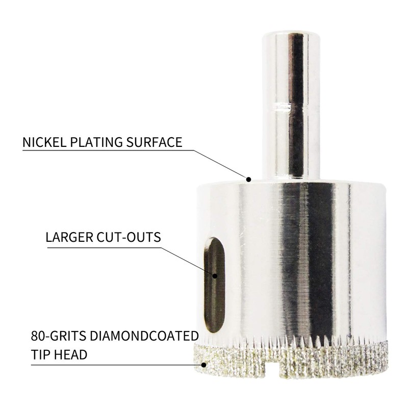 Diamond Hole Saw, LAIWEI Glass Drill bit, Coated core Drill,