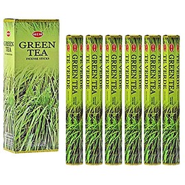 Green Tea - Box of Six 20 Gram Tubes - HEM Incense