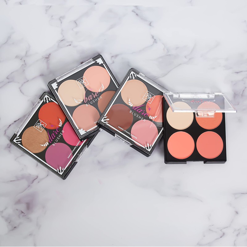 Ruby Kisses Bare Blusher Sweet Cheeks Palette (RKB02 Livin' Bare)