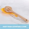 Silicone Spoon Rest for Kitchen Spoon Holder - Yellow