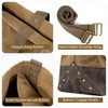 OneTigris Waxed Canvas Tool Tote Bag with Removable Tool Roll