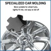 GTownWorks 4pcs Wheel Center Caps Compatible with 2000-2004 Corvette C5